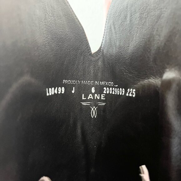 Lane LEXINGTON Over the Knee Womens Cowboy Boots 6 Pink Western Cowgirl Lace up - Picture 11 of 15